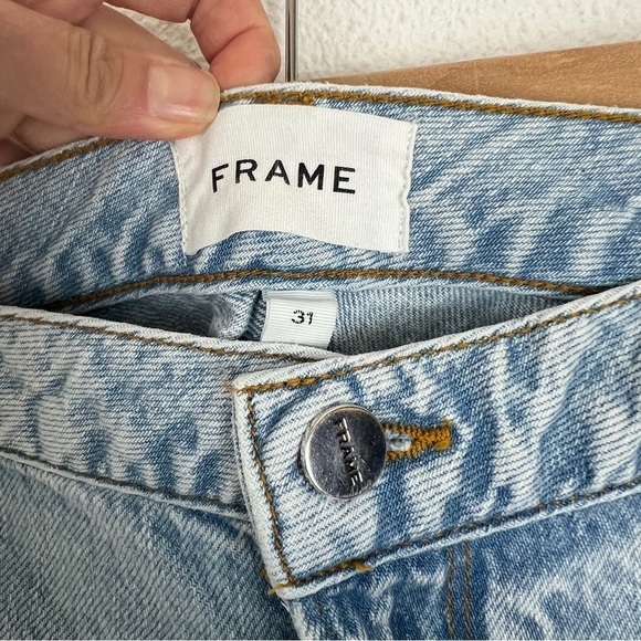 Frame Denim Le Garçon Distressed Boyfriend Light Wash Jeans National 31 - Picture 6 of 11